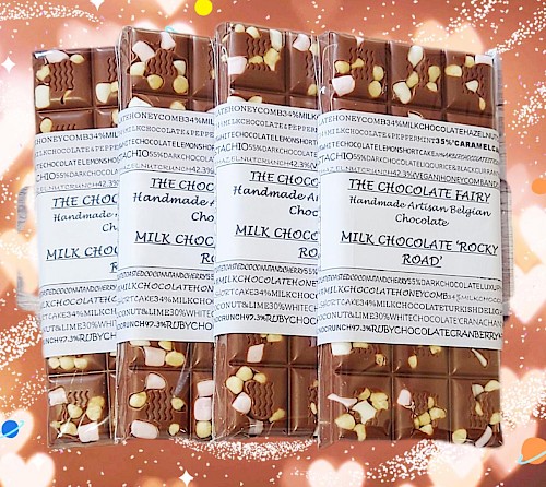 Milk chocolate 'Rocky Road' bar