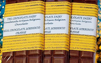 Milk chocolate 'Sorrento orange'