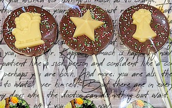 Christmas lollipops