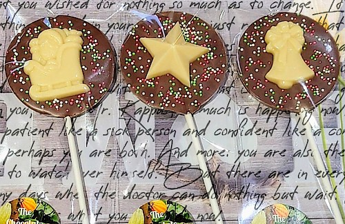 Christmas lollipops